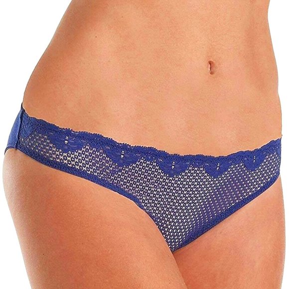 TIMPA Women's Duet Lace Low-cut Bikini NAVY - 630473 - Picture 1 of 1